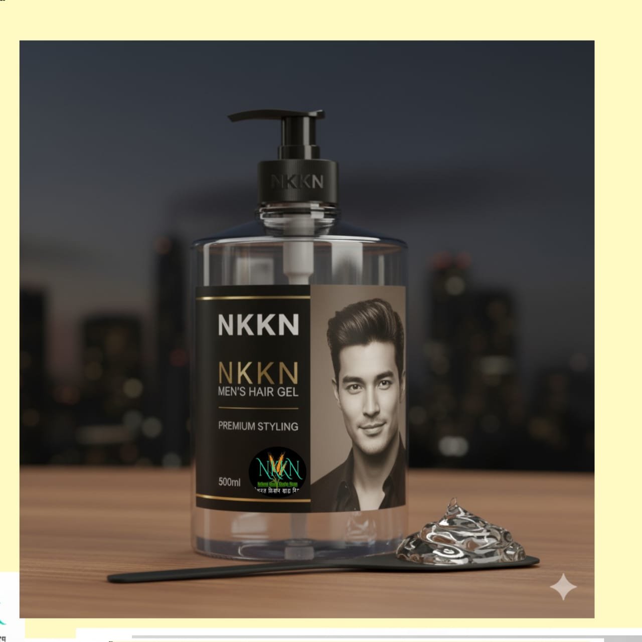 men hair gel